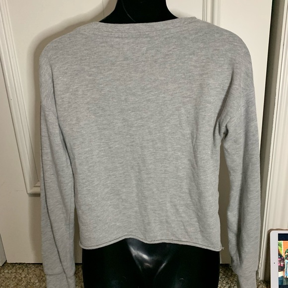 Womens Gray Sweatshirt Preloved Size XS - Picture 2 of 2